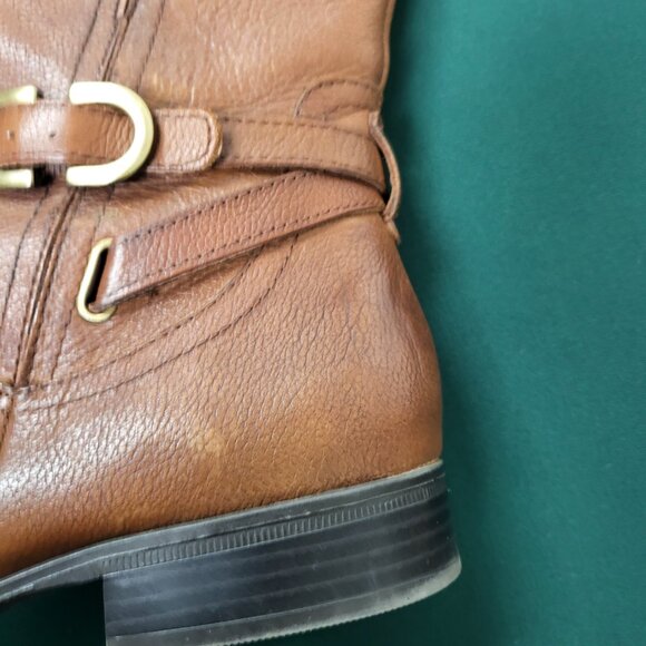 Naturalizer N5 Comfort Jennings leather wide calf tall knee-high boots size 10 - Picture 3 of 11